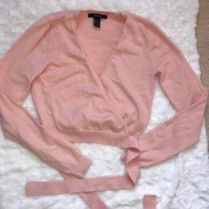 Ballet wrap sweater